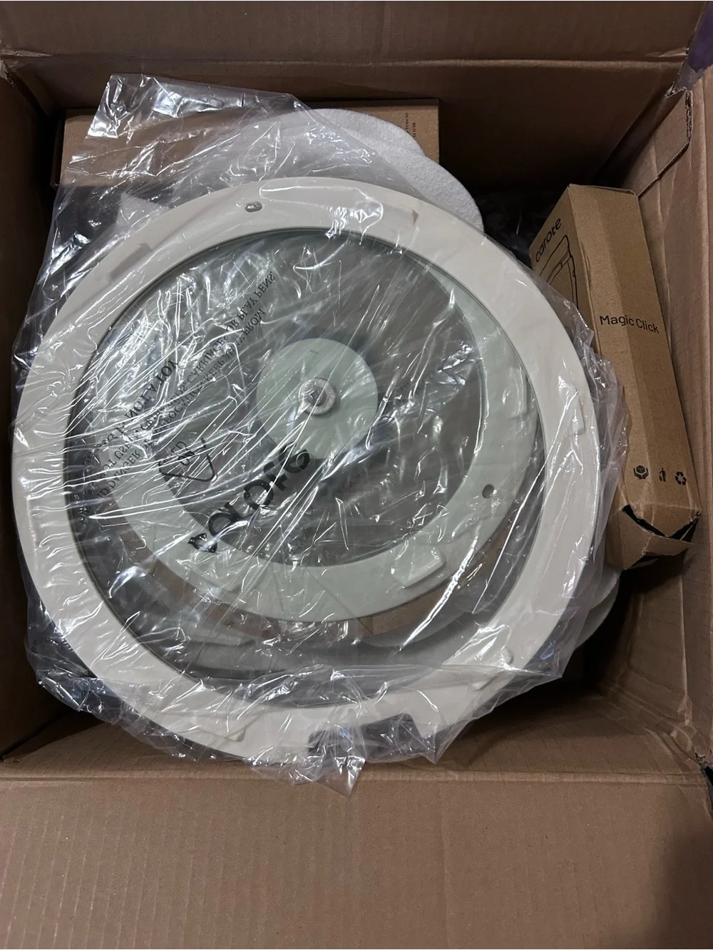Carote White Ceramic Cookware with detachable handle